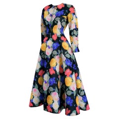 Nina Ricci Haute Couture 1993/94 Spectacular Evening Dress Coat Gown