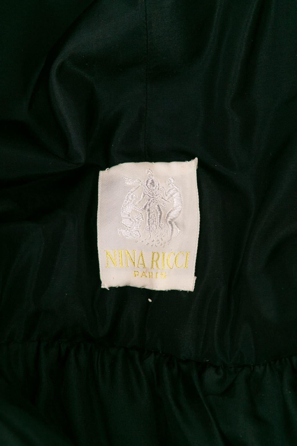 Nina Ricci Haute Couture Seidenkleid, maßgeschneidert, Herbst-Winter 1992/93  im Angebot 6