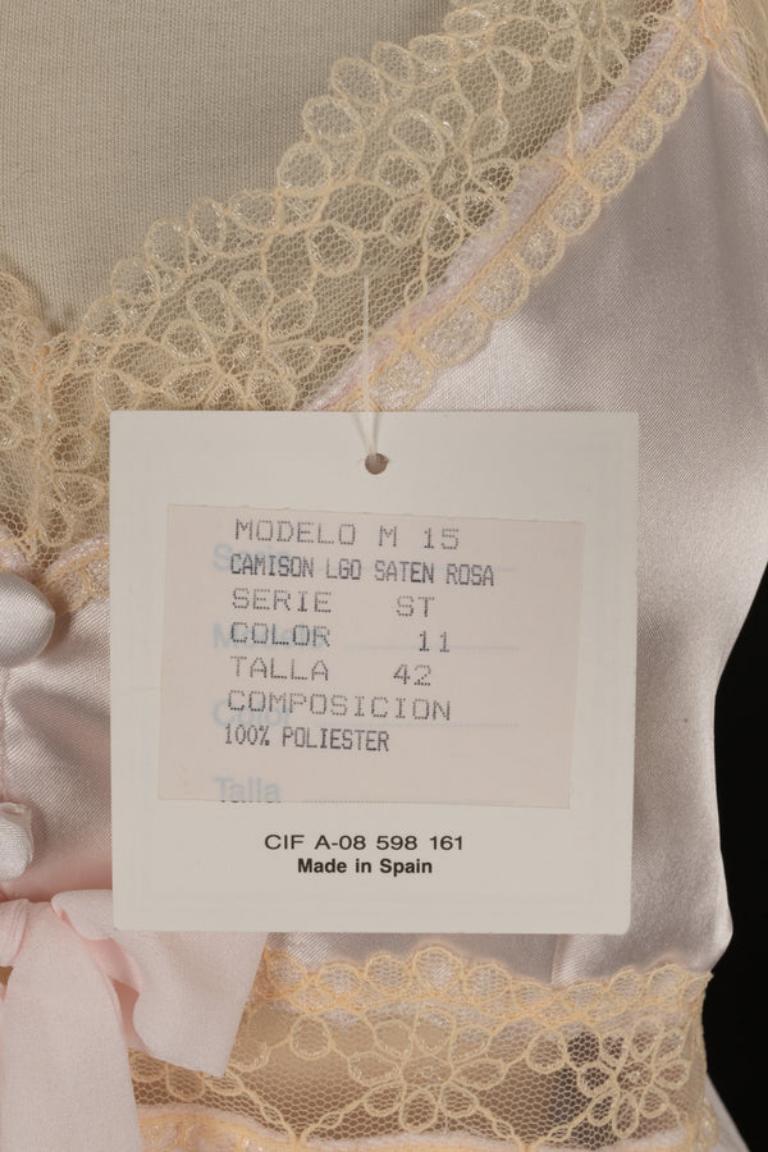 Nina Ricci Lace and Satin Négligé Dress For Sale 4