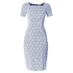 Nuevo Nina Ricci Vestido ajustado de encaje con manga al codo FR 42