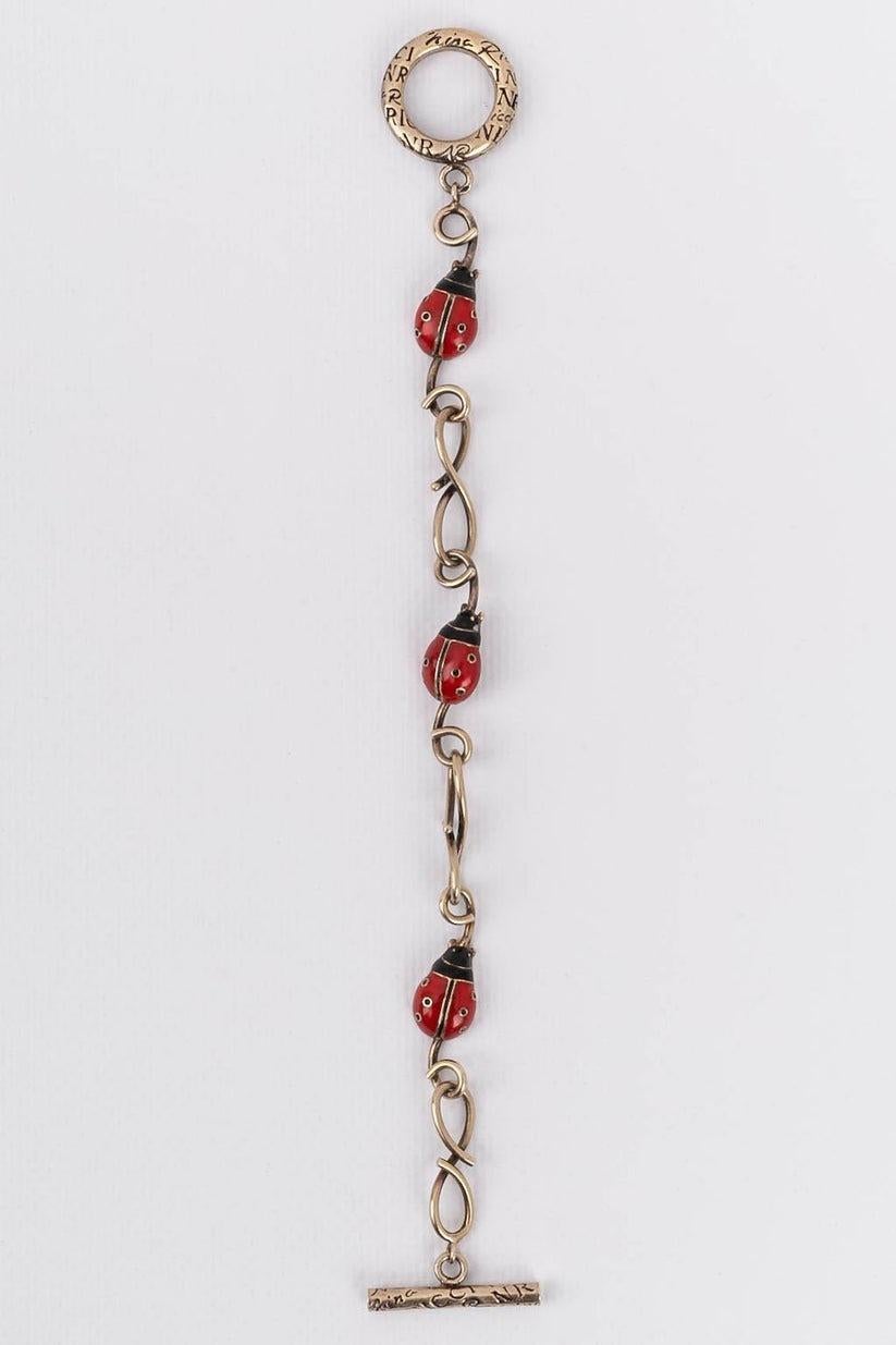 Nina Ricci Ladybug-Armband im Zustand „Hervorragend“ im Angebot in SAINT-OUEN-SUR-SEINE, FR