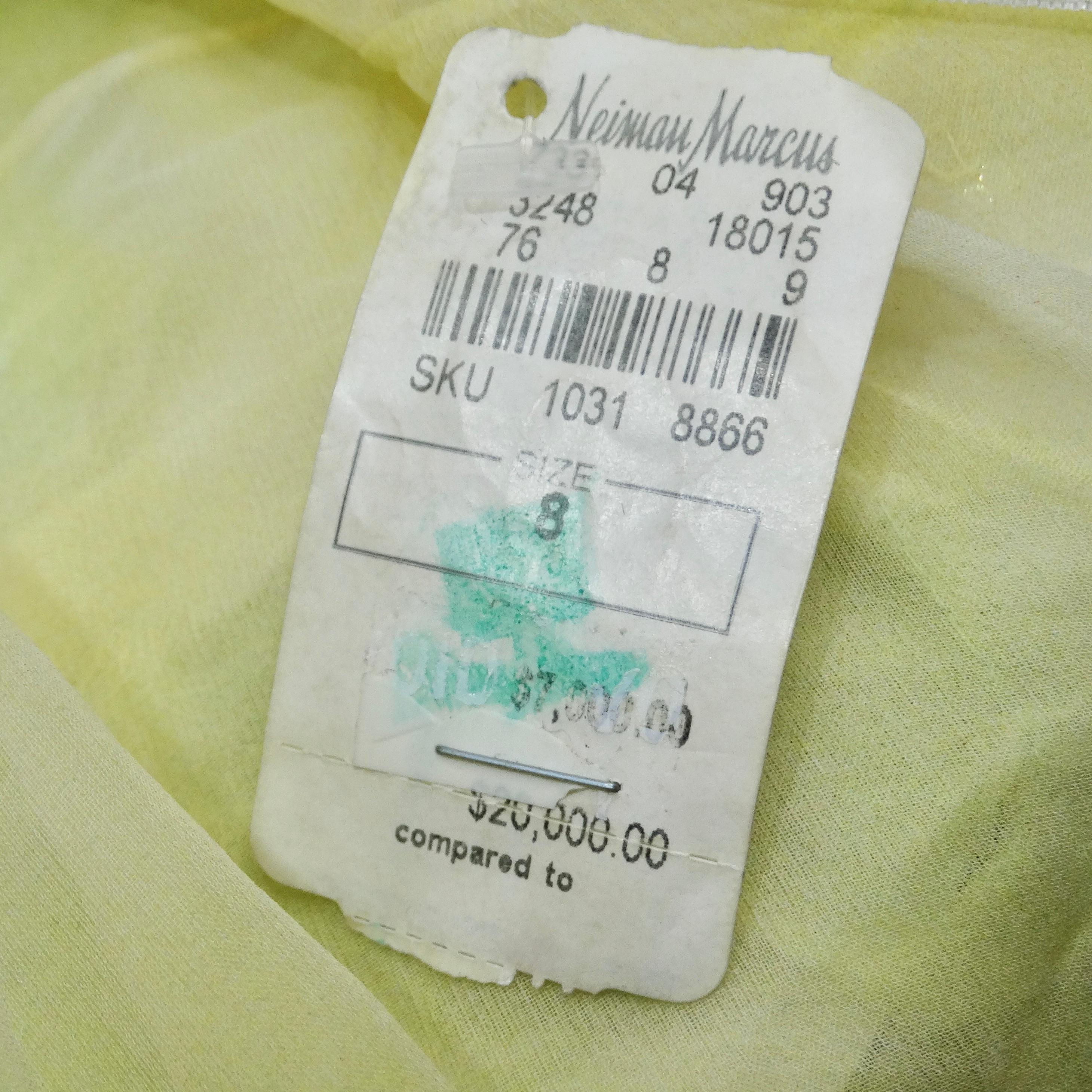 Nina Ricci L'Air du Temps Rare Green Yellow Jacket For Sale 6