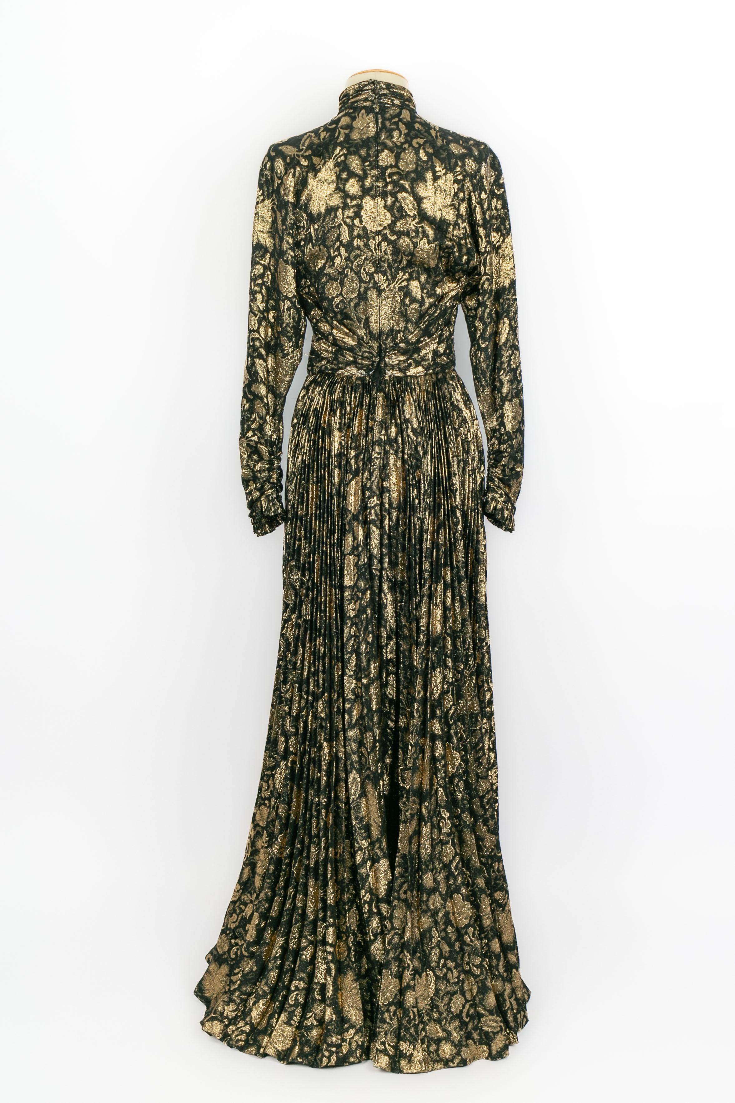 Nina Ricci lamé dress en venta 1