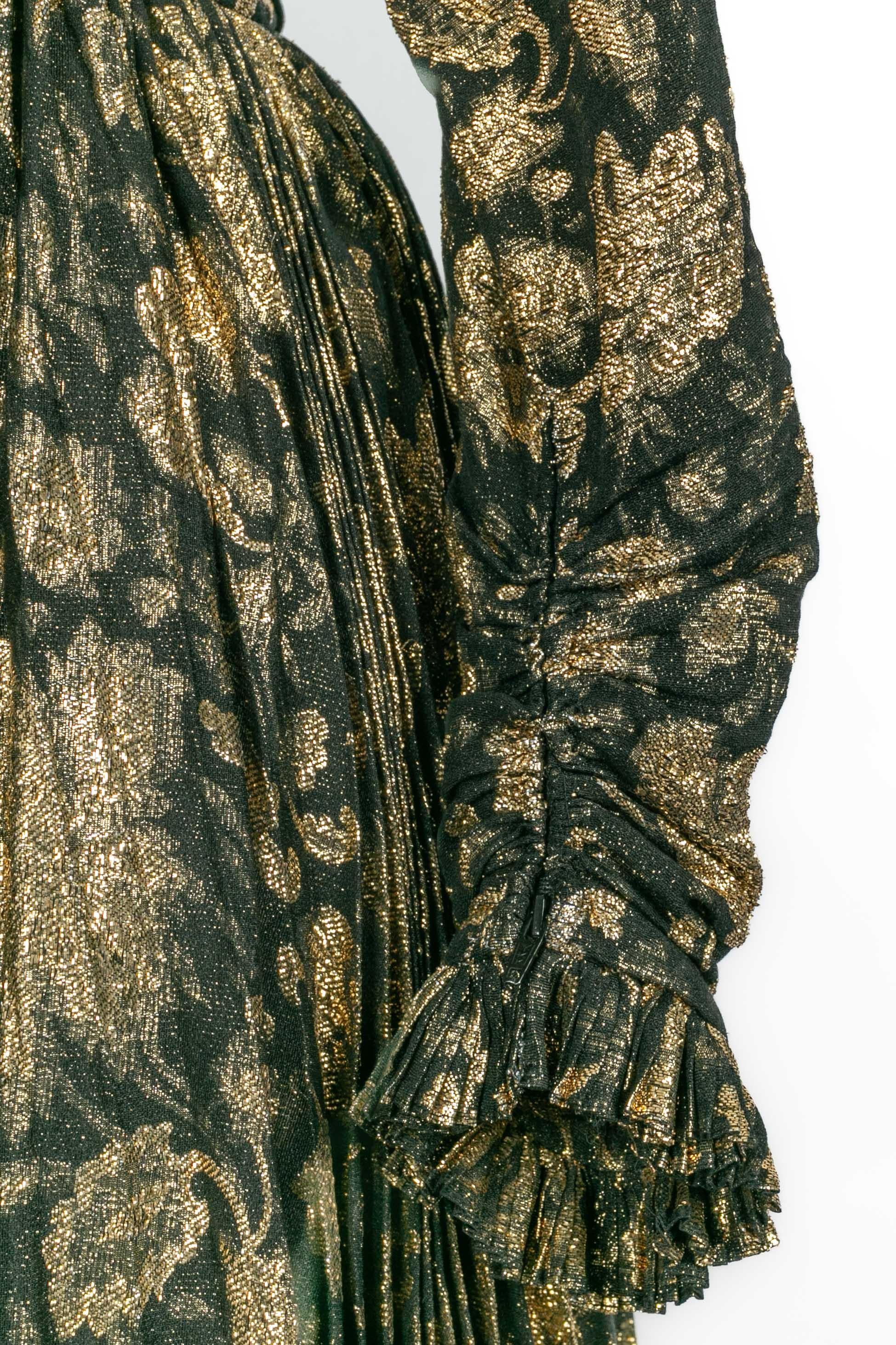 Nina Ricci lamé dress en venta 4