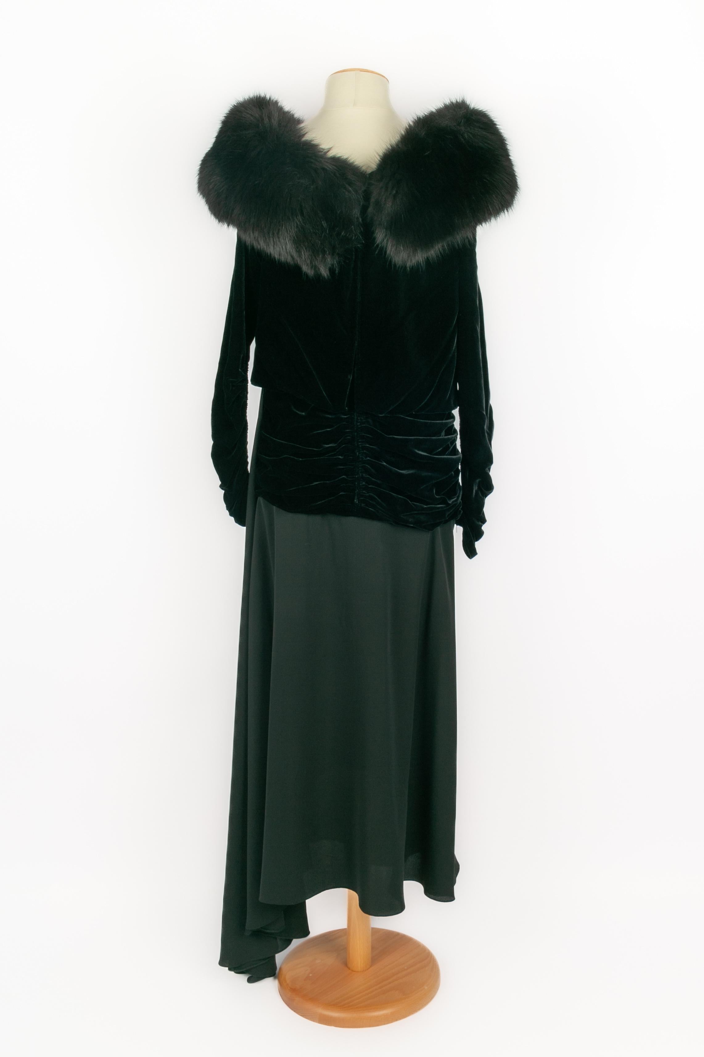 Nina Ricci langes Kleid Haute Couture Damen im Angebot