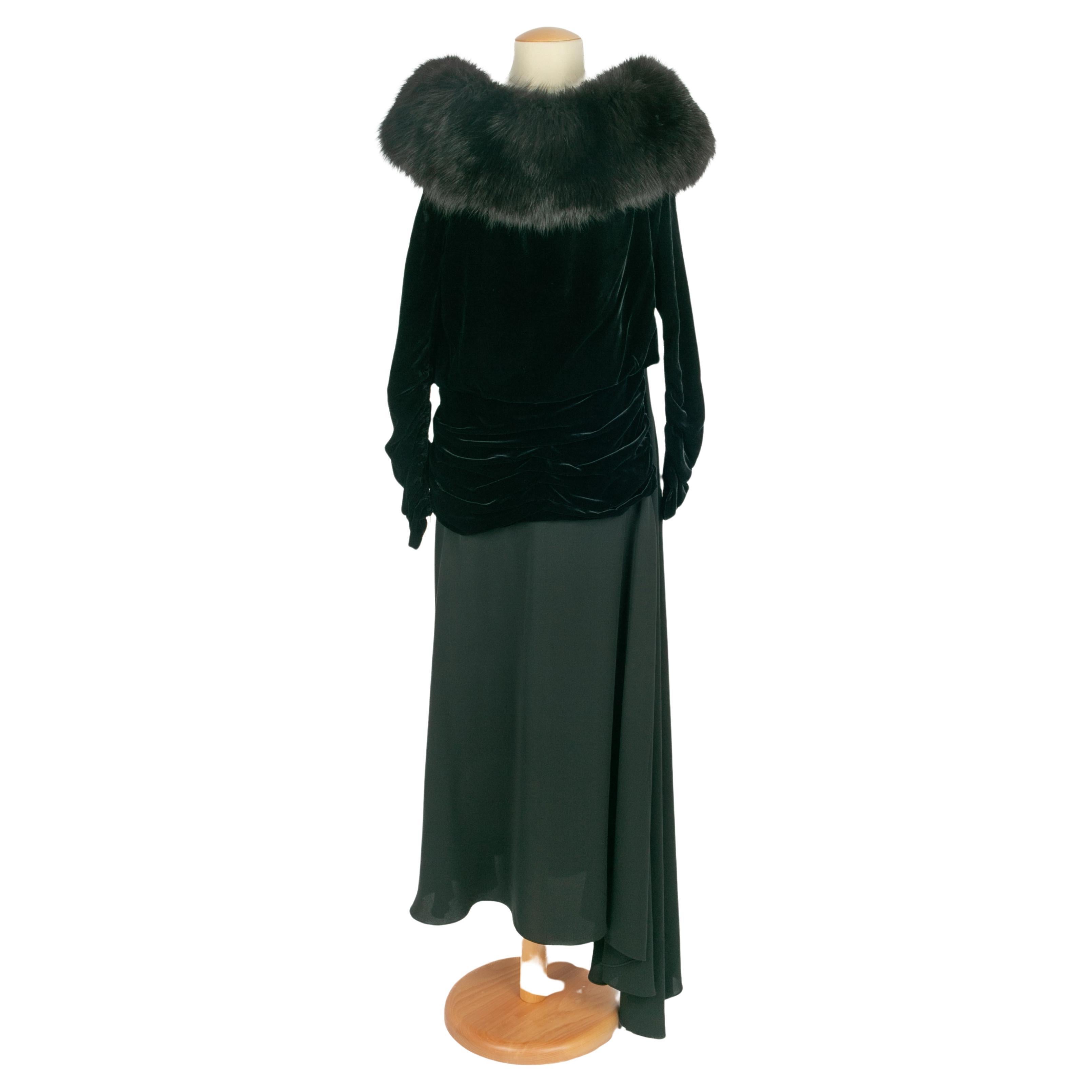 Nina Ricci langes Kleid Haute Couture