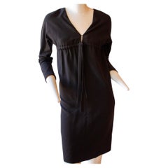 Retro NINA RICCI, "Mademoiselle Ricci", Silk Lined Black Dress, circa 1960s