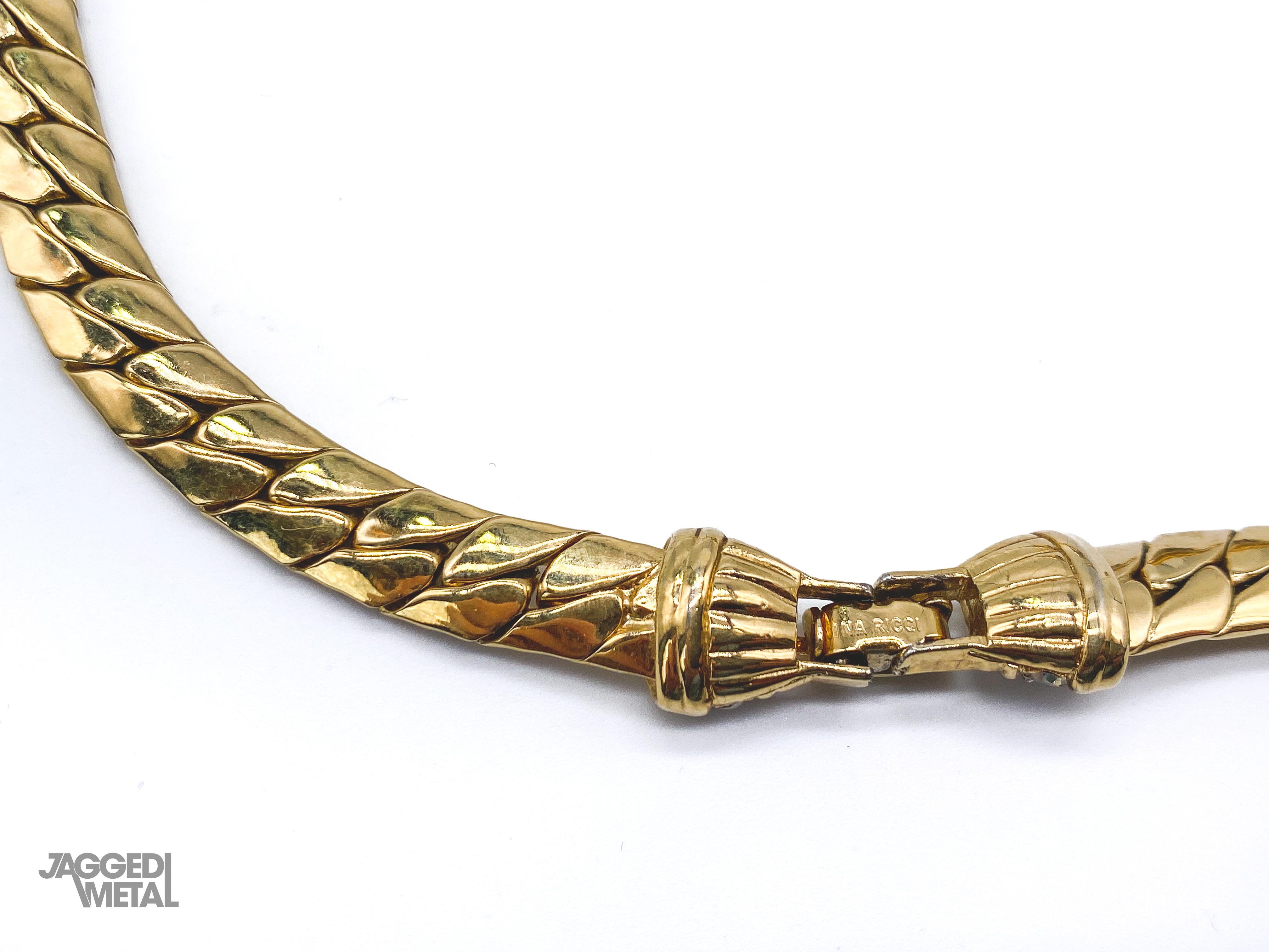 NINA RICCI Necklace Vintage 1980s 2
