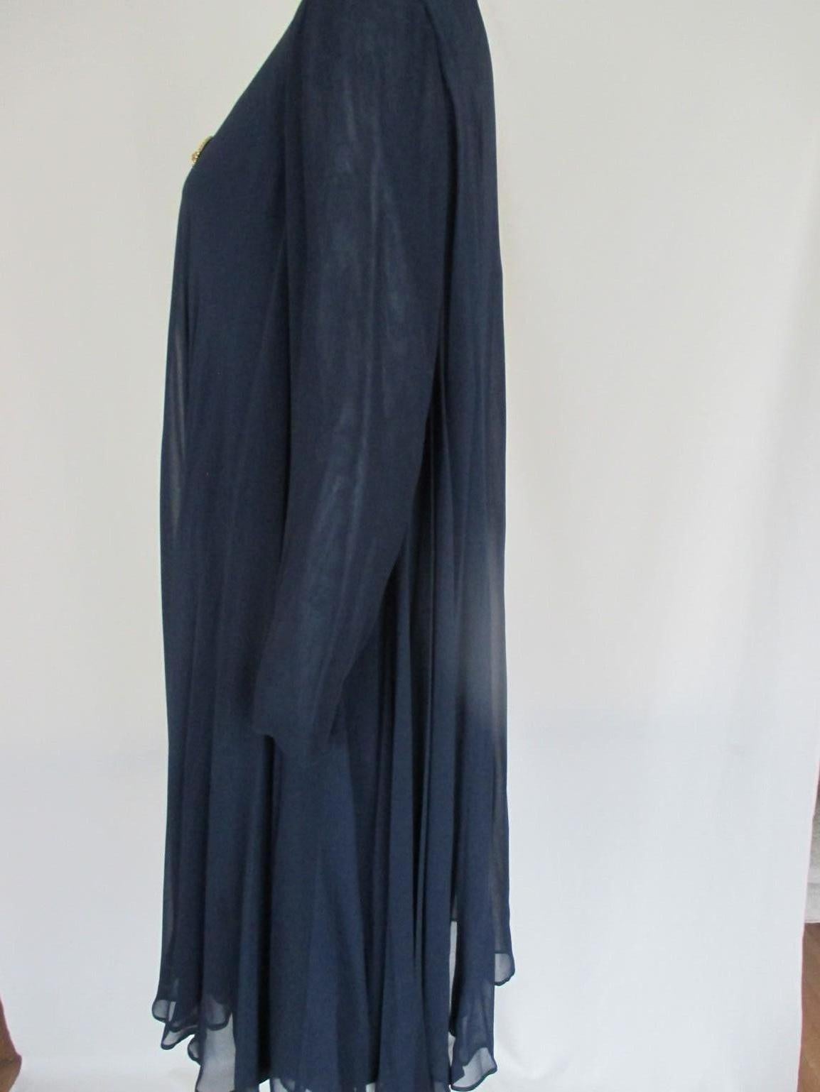 Donna Abito da cocktail blu Nina Ricci Paris in vendita
