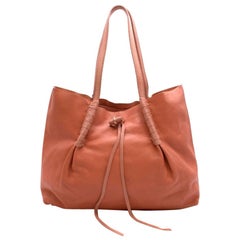Nina Ricci Pink Leather Tote Bag
