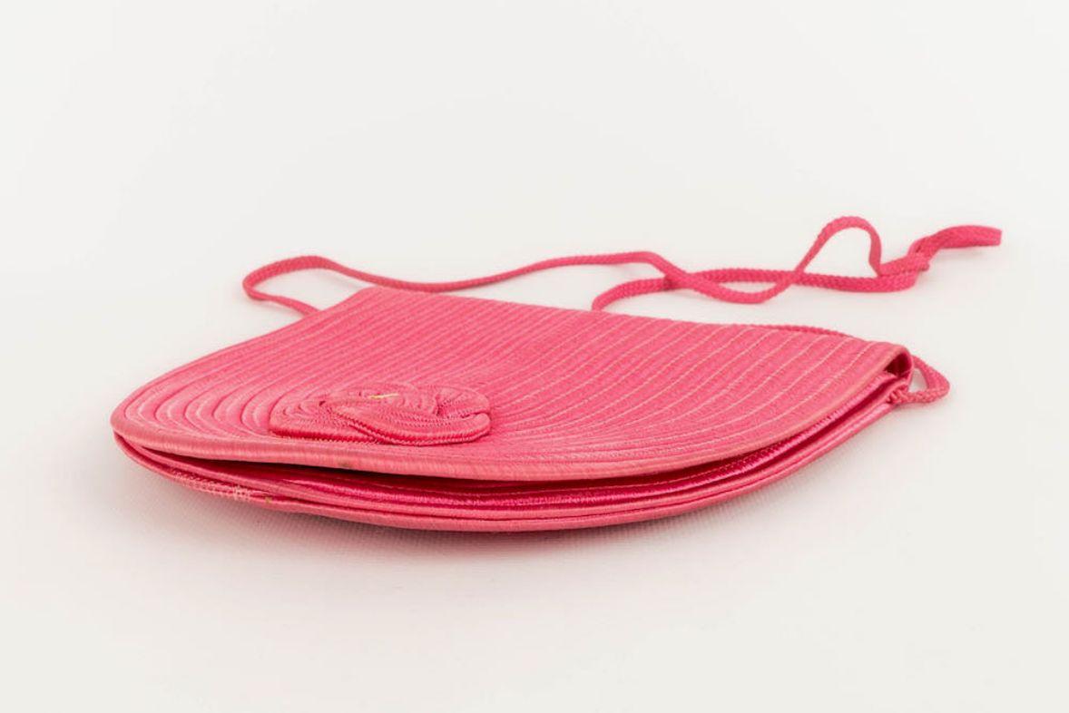 Nina Ricci Pink Passementerie Bag In Excellent Condition For Sale In SAINT-OUEN-SUR-SEINE, FR