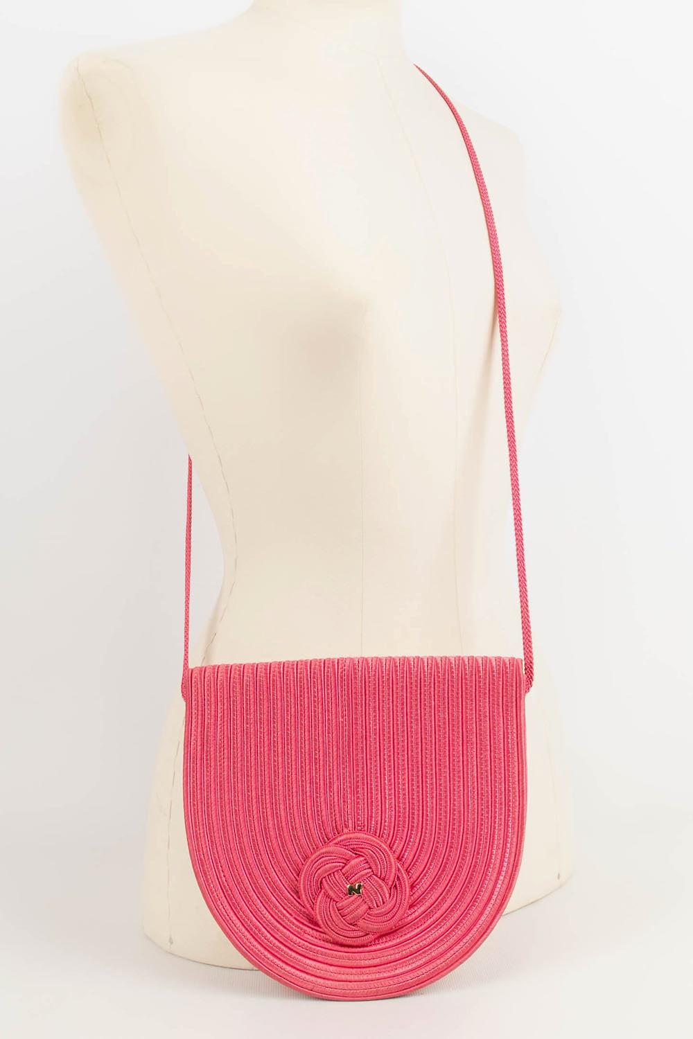 Passementerie-Tasche von Nina Ricci in Rosa im Angebot 3