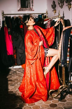 Nina Ricci Pink Theatrical Coat Haute Couture