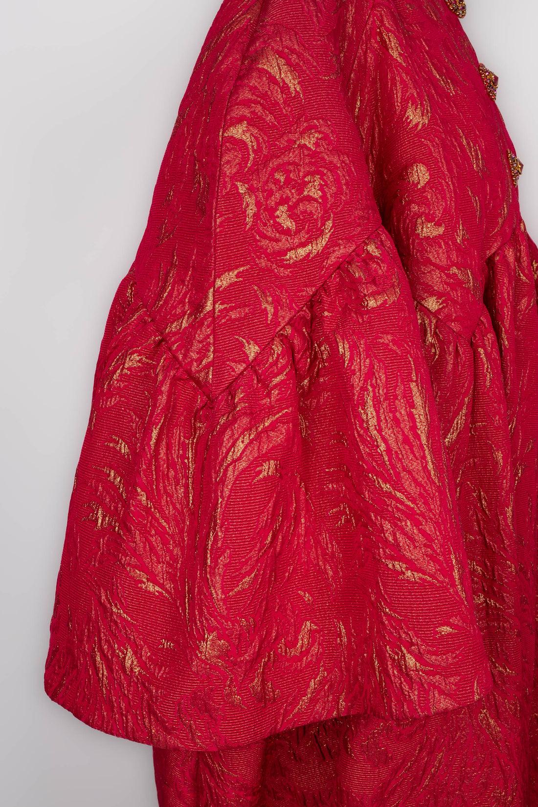 Nina Ricci manteau de théâtre rose haute couture en vente 4