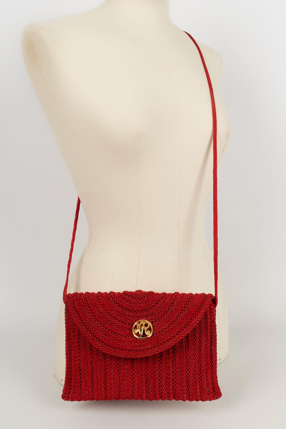 Rote Passementerie-Tasche von Nina Ricci im Angebot 4