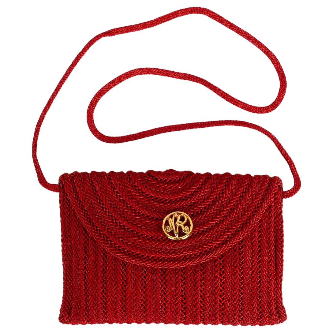 Rote Passementerie-Tasche von Nina Ricci