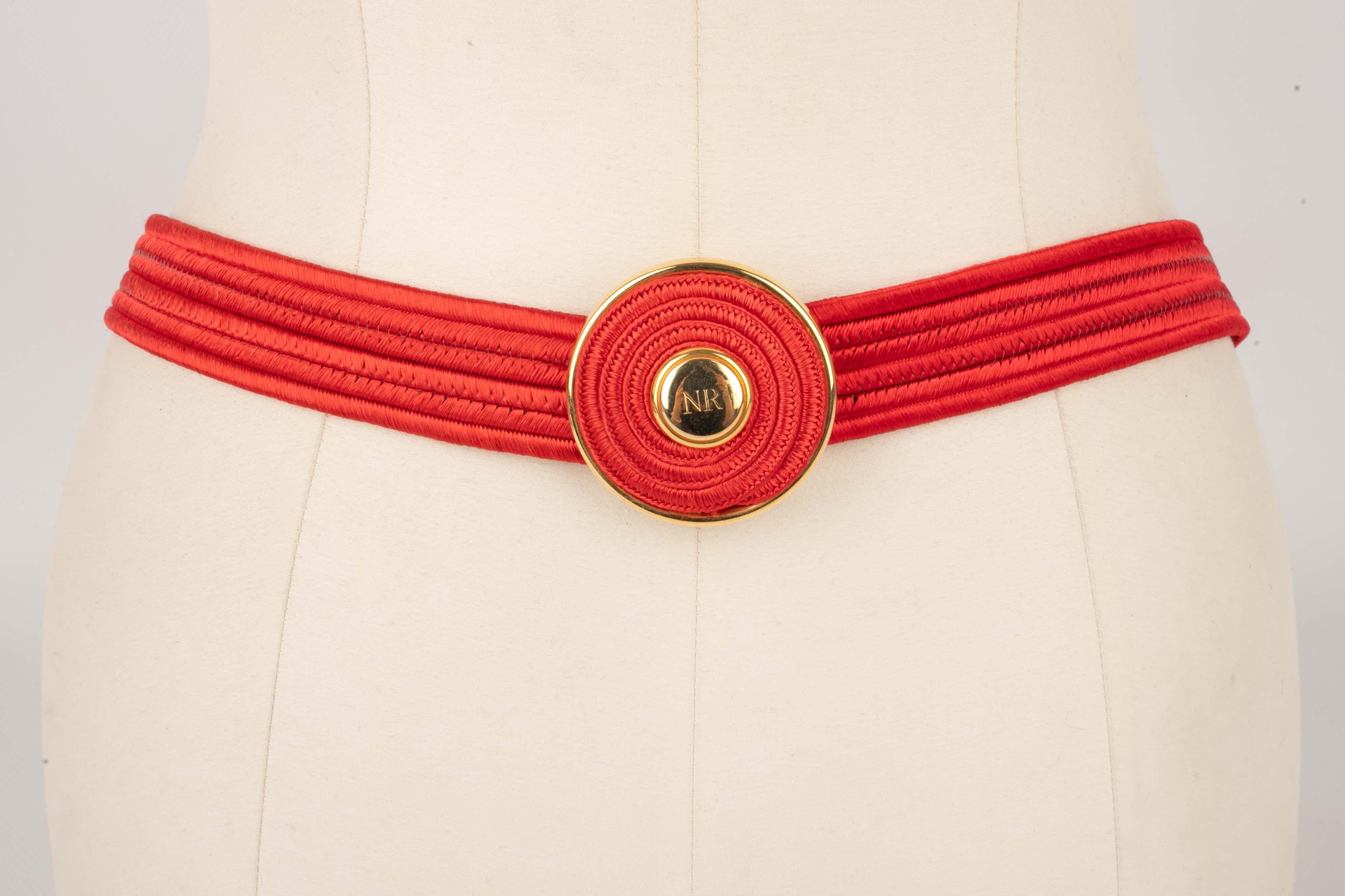 Cinturón rojo vintage Nina Ricci Rojo en venta