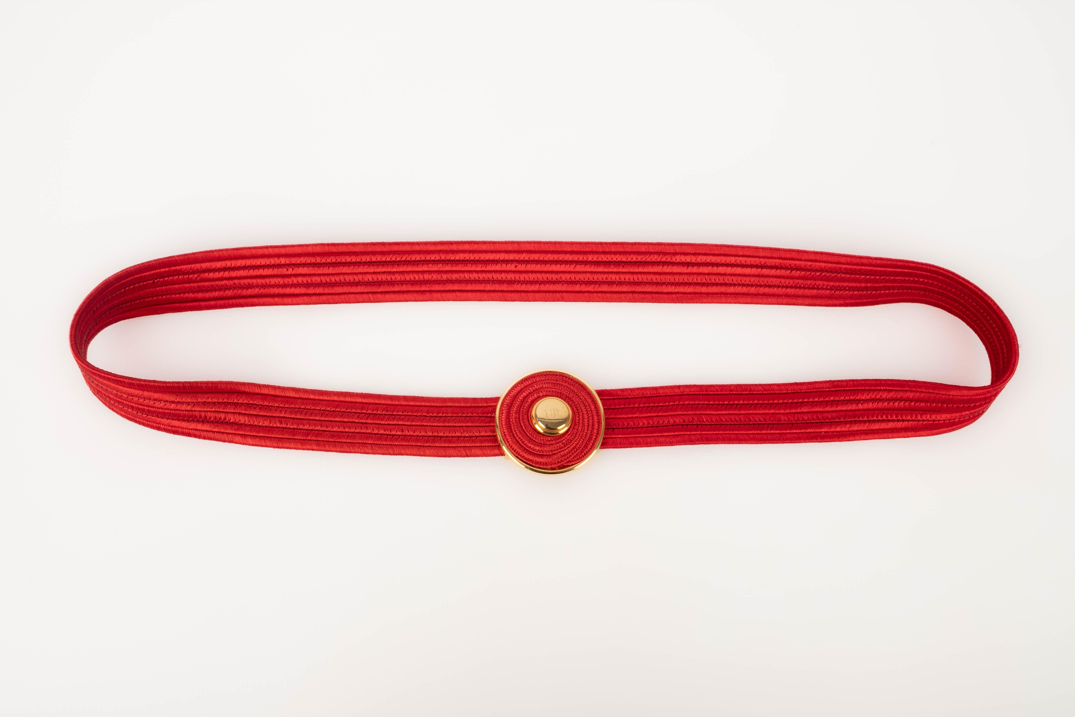De las mujeres Cinturón rojo vintage Nina Ricci en venta