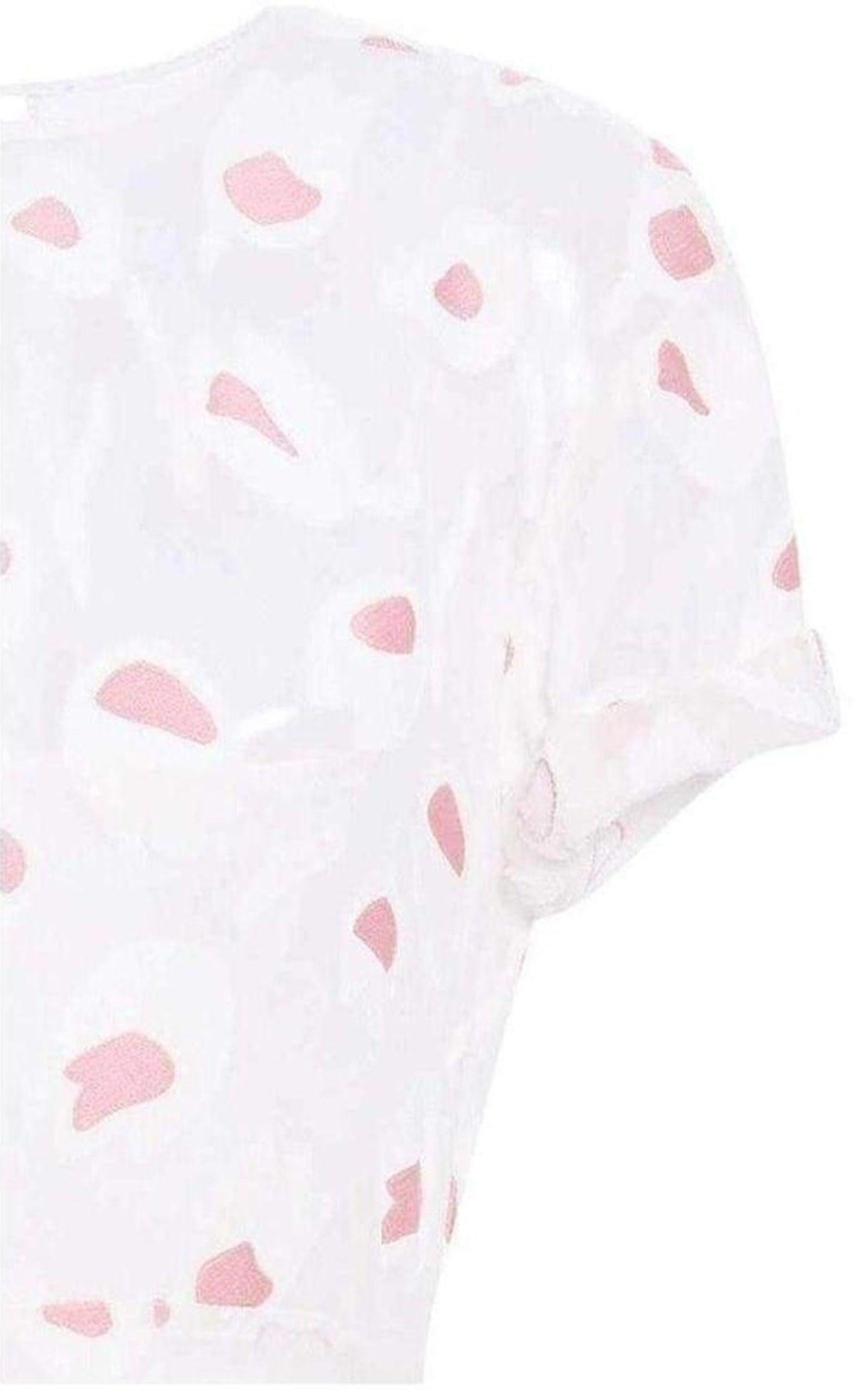 Women's NEW Nina Ricci Rose Pivoine And Natural Floral Silk Dress FR 36 For Sale