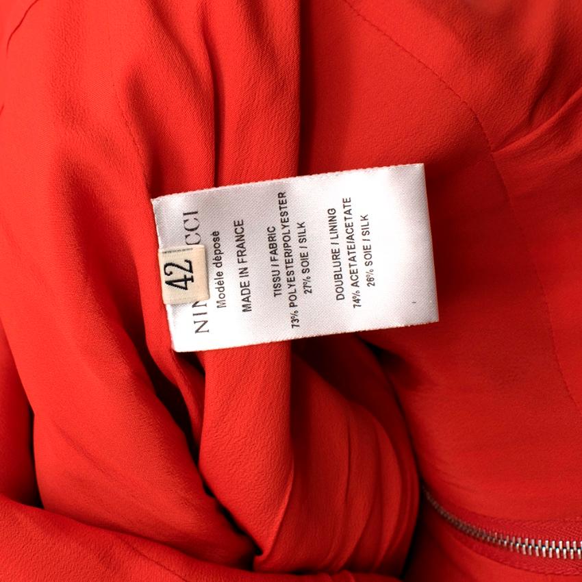 Nina Ricci Sequin Embellished Georgette Dress - Size US10  For Sale 3