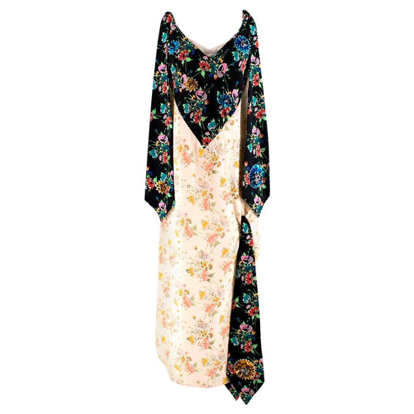 Christopher Kane Floral Print Archive Tie Dress - Size US8 For Sale