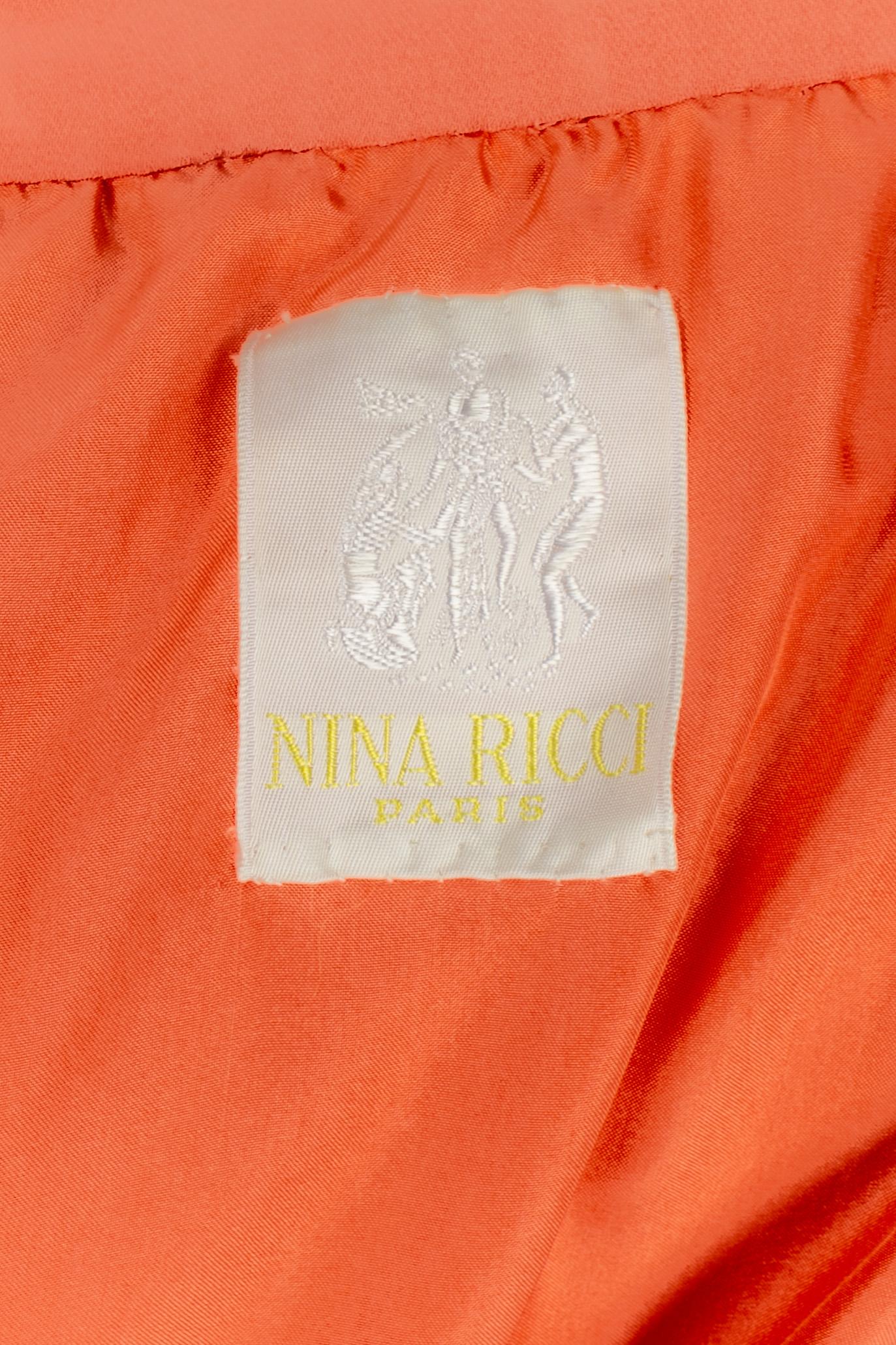 Nina ricci set Haute Couture um 1990 im Angebot 9