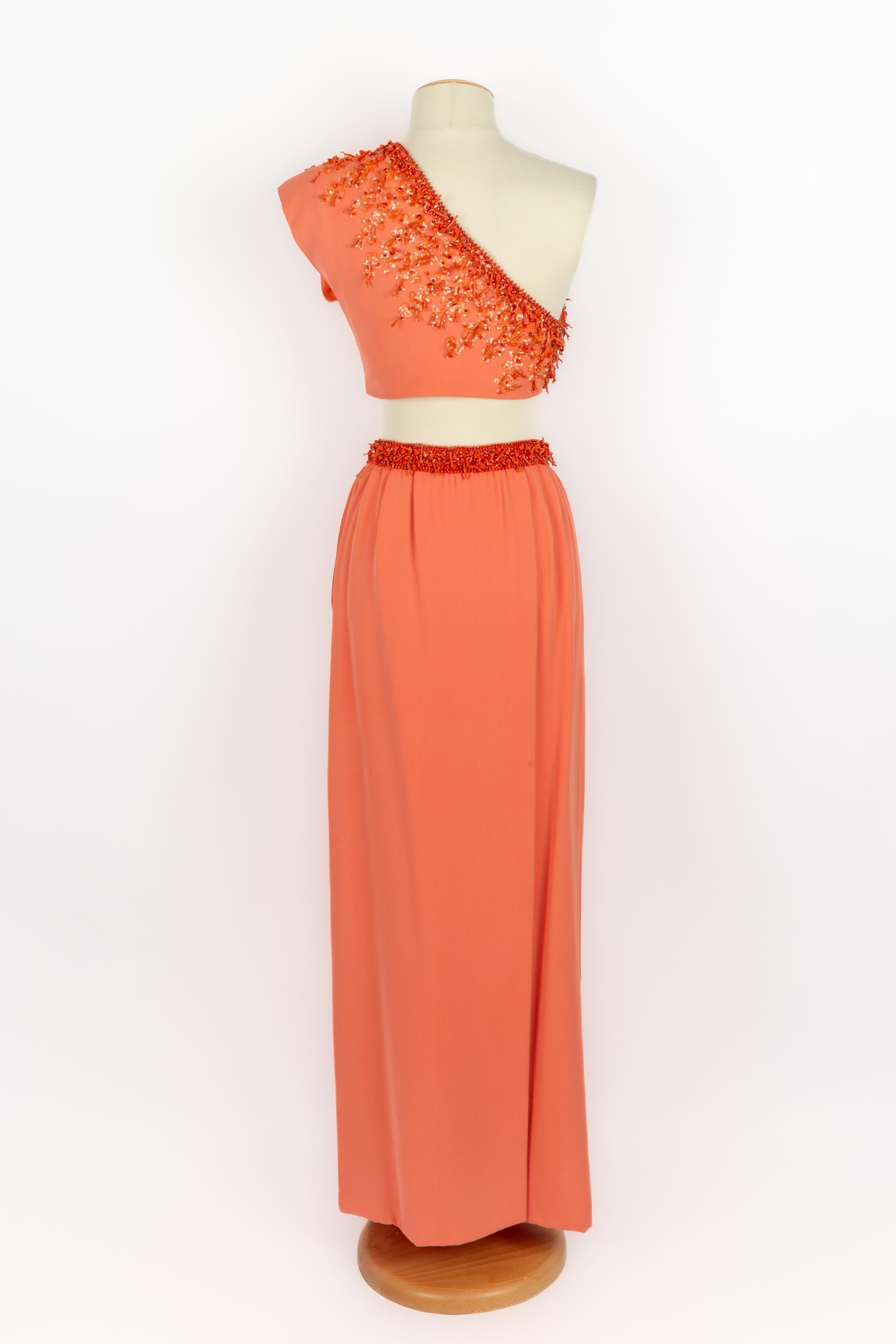 Nina ricci set Haute Couture um 1990 im Zustand „Hervorragend“ im Angebot in SAINT-OUEN-SUR-SEINE, FR
