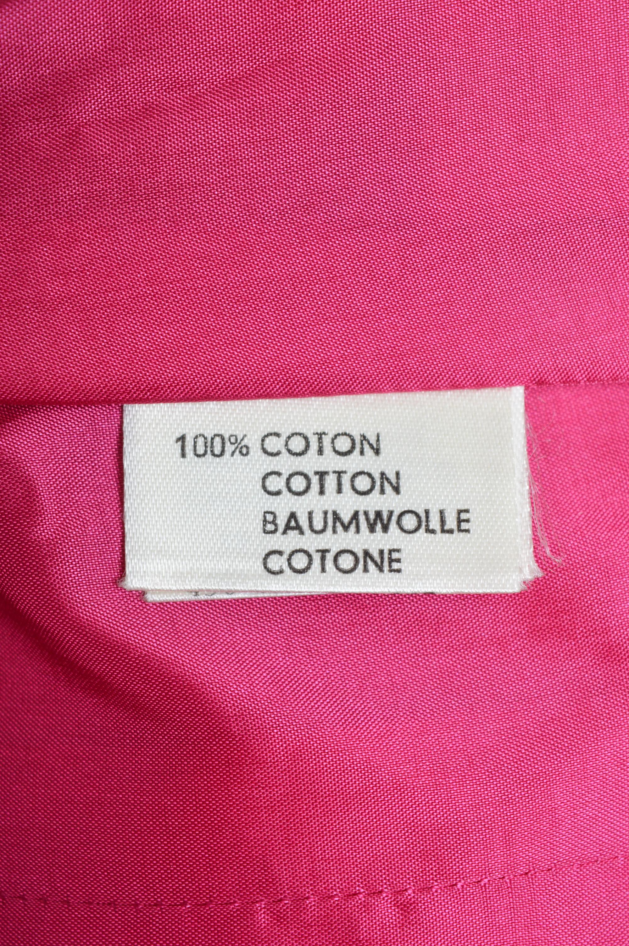 NINA RICCI Shocking Pink Magenta Jacquard Spot Smoking-Blazer - Jacke im Angebot 10