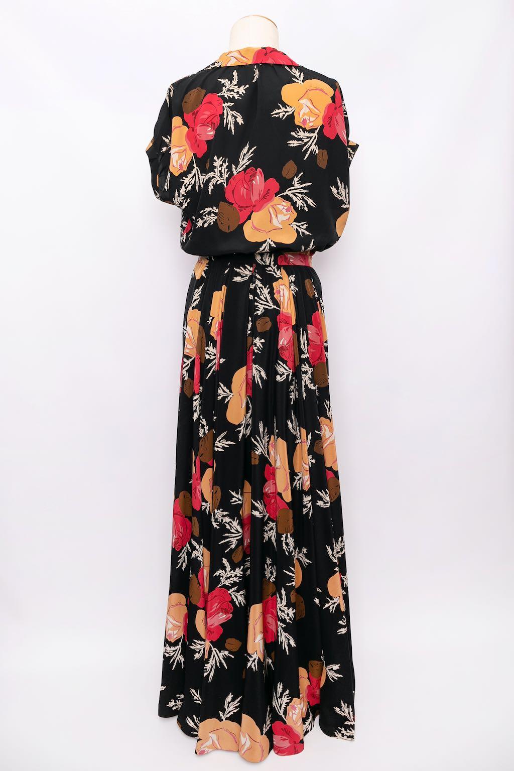 Women's Nina Ricci Silk Dress and Bolero, Size 40FR For Sale