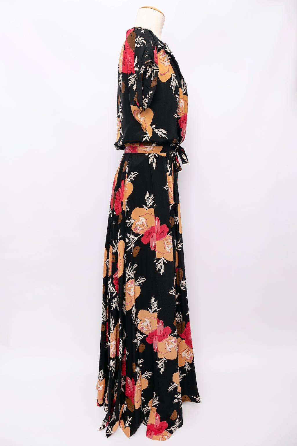 Nina Ricci Silk Dress and Bolero, Size 40FR For Sale 1