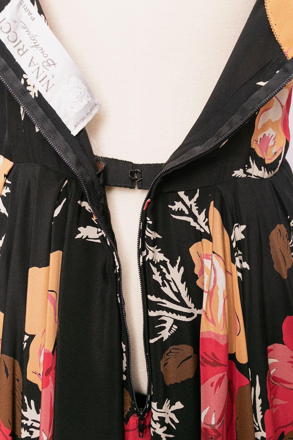 Nina Ricci Silk Dress and Bolero, Size 40FR For Sale 5