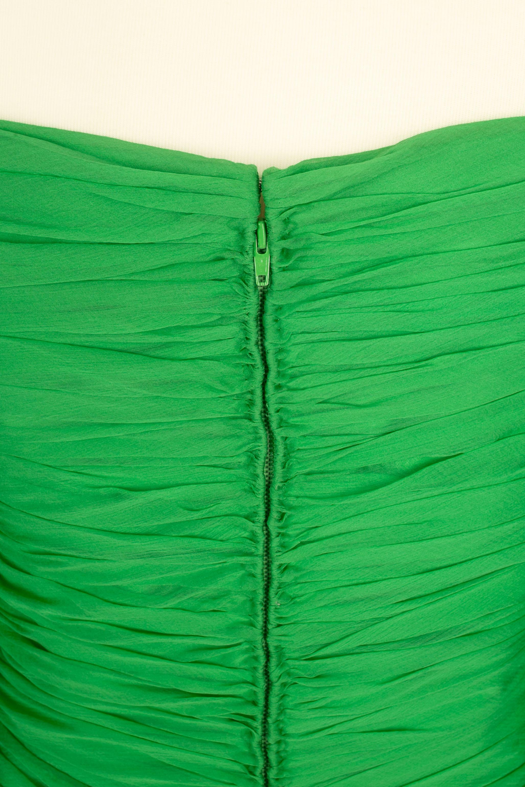Abito in seta Nina Ricci Haute Couture in vendita 3