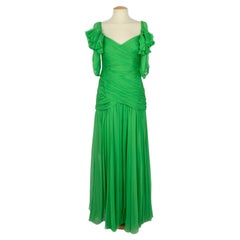Abito in seta Nina Ricci Haute Couture
