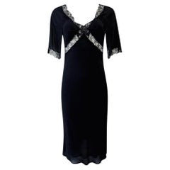Nina Ricci Silk Lace Detailed Dress