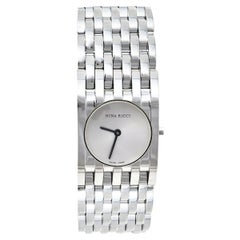 Nina Ricci Montre-bracelet pour femme 25 mm en argent et acier inoxydable N00113