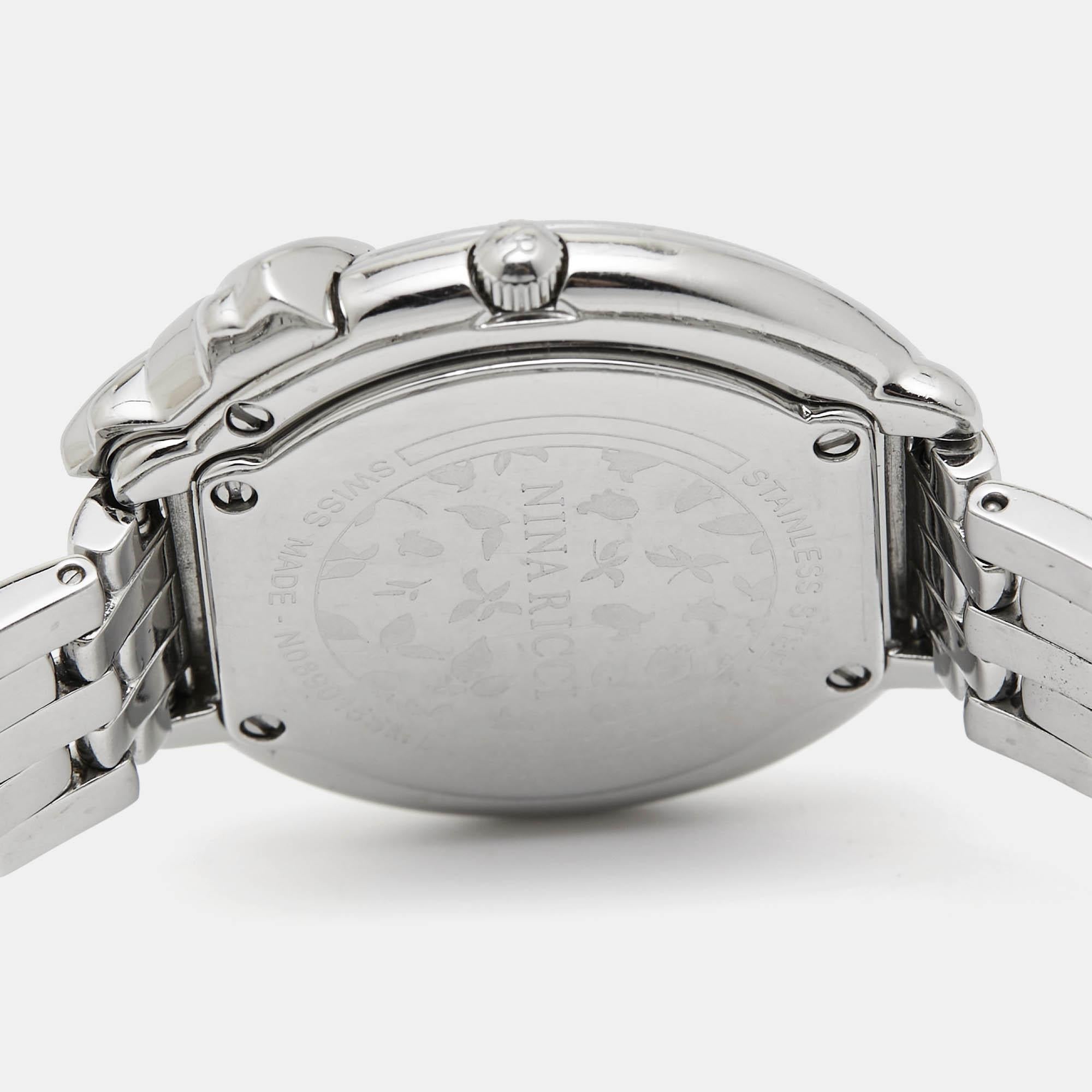 Nina Ricci Silver Stainless Steel NR089015 Women's Wristwatch 35 mm 1