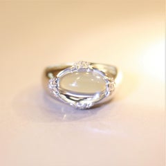 Nina Ricci Topaz Diamond Gold Ring