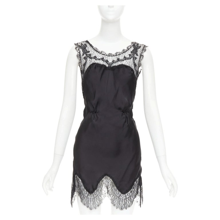 nina ricci black lace dress bow-embellished cutout sequined lace gown