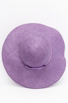 Chapeau à large bord Nina Ricci en paille de Panama