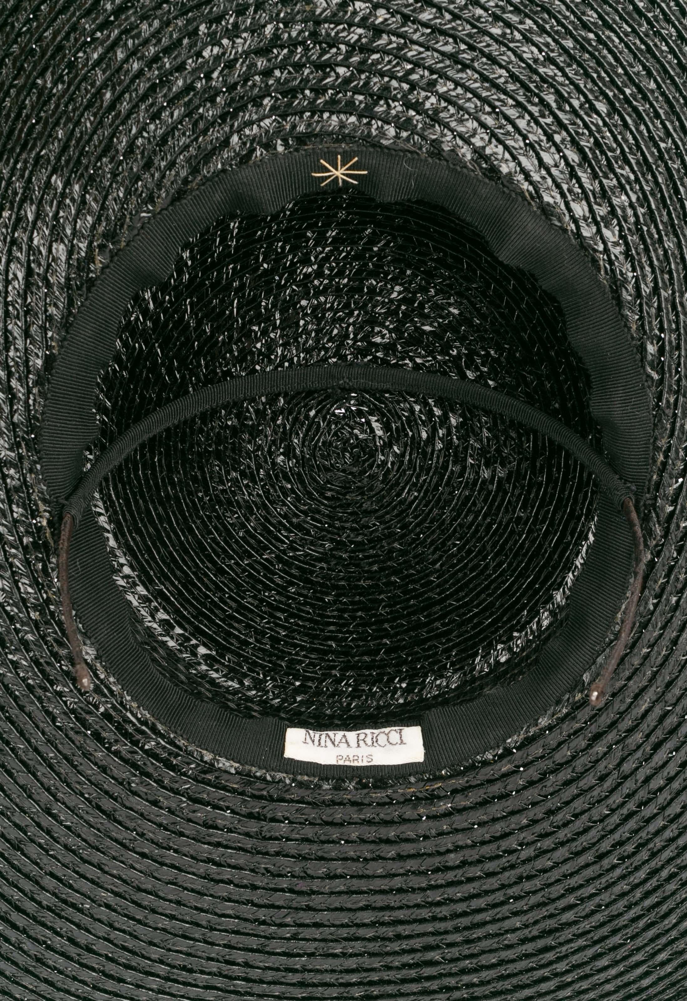 Women's Nina Ricci wide-brimmed hat For Sale