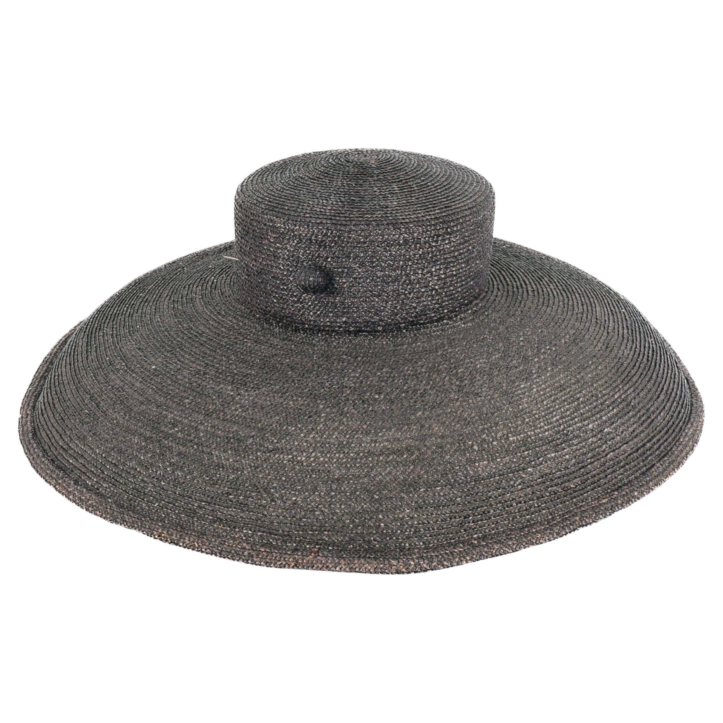 Nina Ricci wide-brimmed style hat For Sale