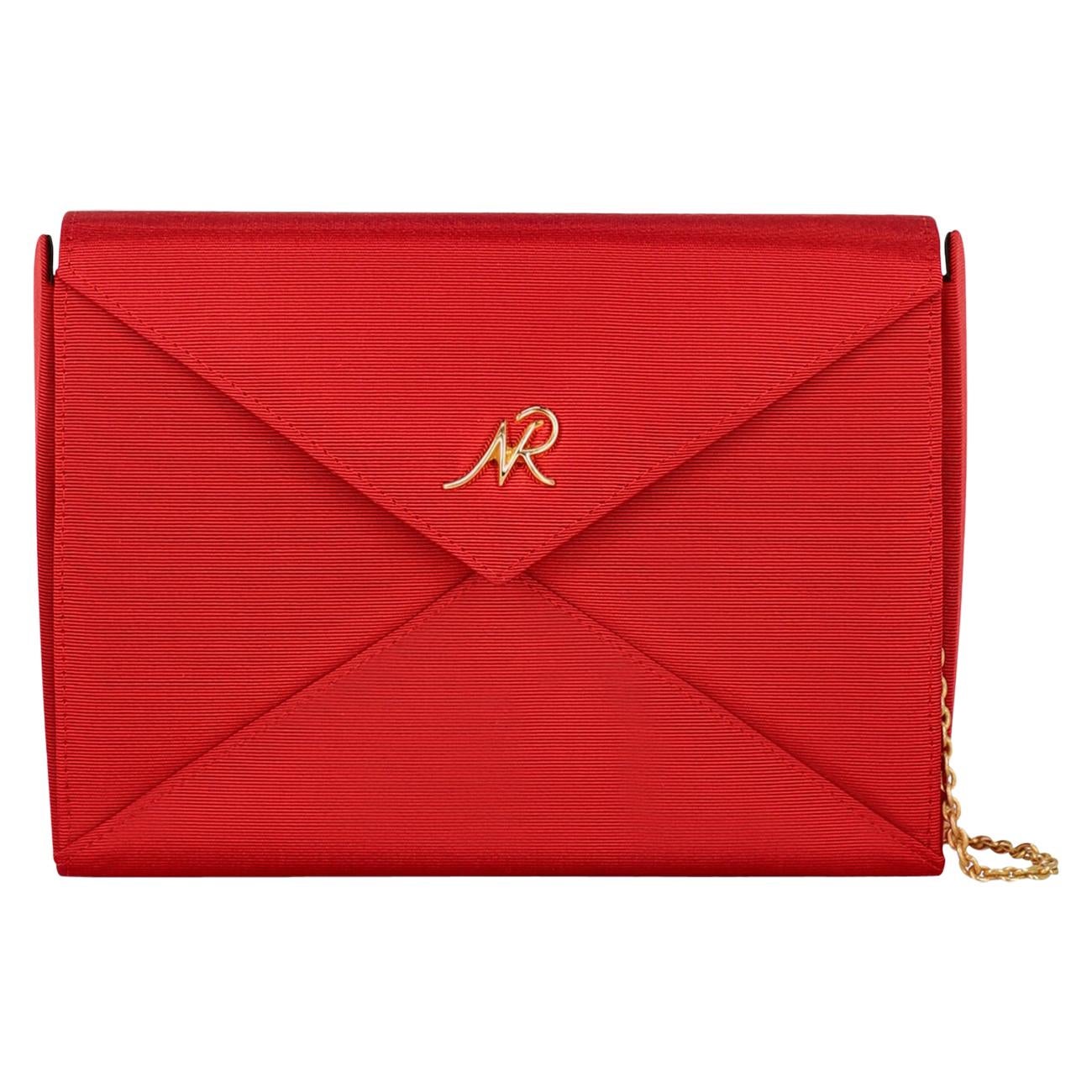 Nina Ricci  Women   Shoulder bags   Red Fabric  For Sale