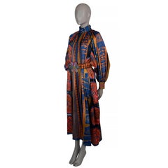 NINA + RIHANNA multi polyester THEODORA KIPOS DYON EVENING Coat Jacket S/M