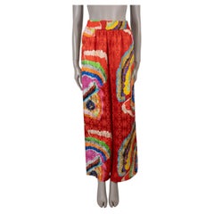NINA + RIHANNA PARASAKI CORAL multi silk MELINA PARADEISOS WIDE Pants S/M