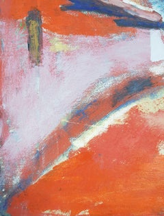 Street - Pittura ad olio astratta Nero Beige Blu Bianco Marrone Verde Arancione