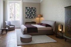 'NINA' Scandinavian Style Low Stool in Pastel Color with Solid Wood Structure