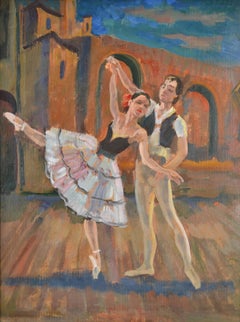 Don Quixote. Oil on cardboard, 50x40 cm