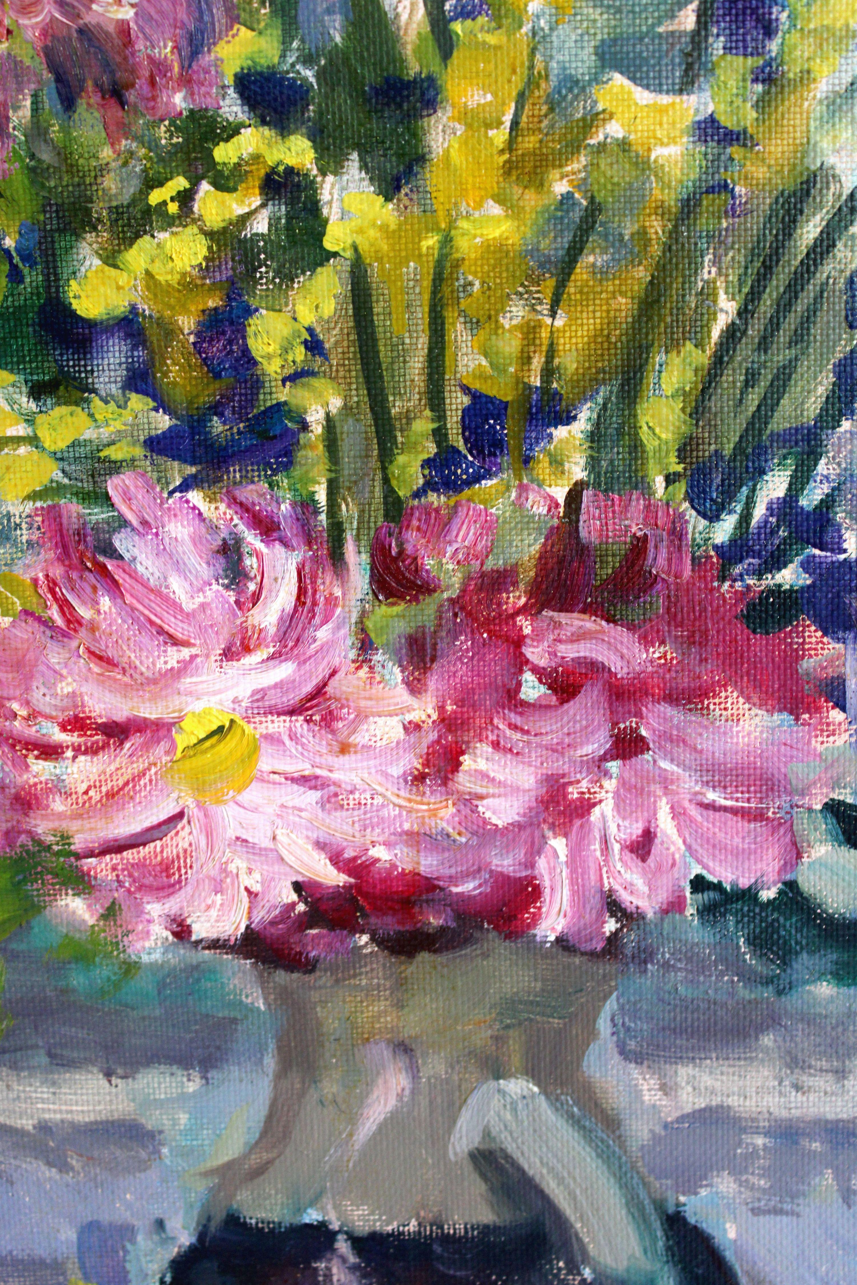 Delizia estiva. Olio su tela, 90 x 69, 5 cm - Painting Impressionismo di Nina Sergeeva
