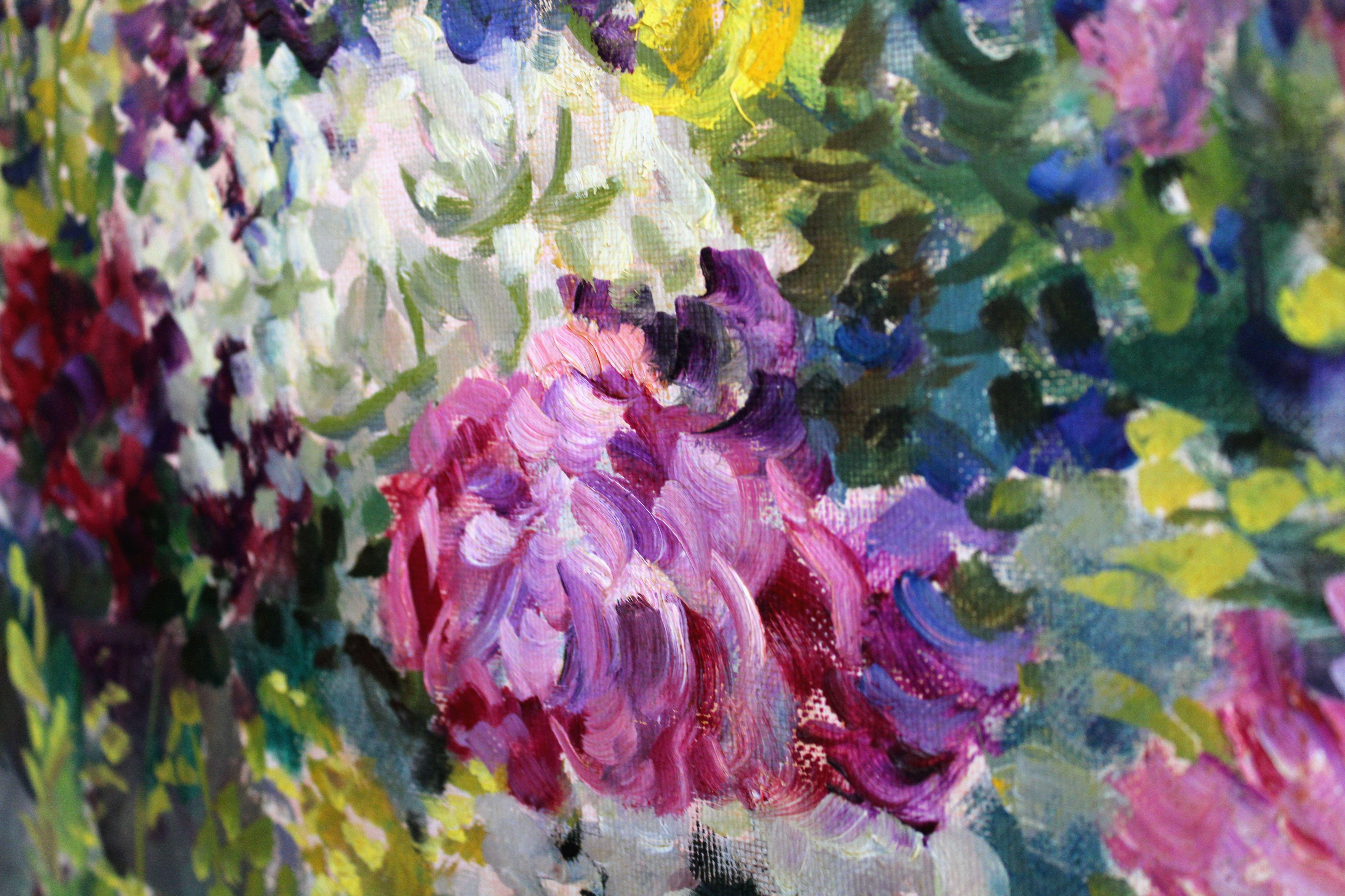 Delizia estiva. Olio su tela, 90 x 69, 5 cm in vendita 2