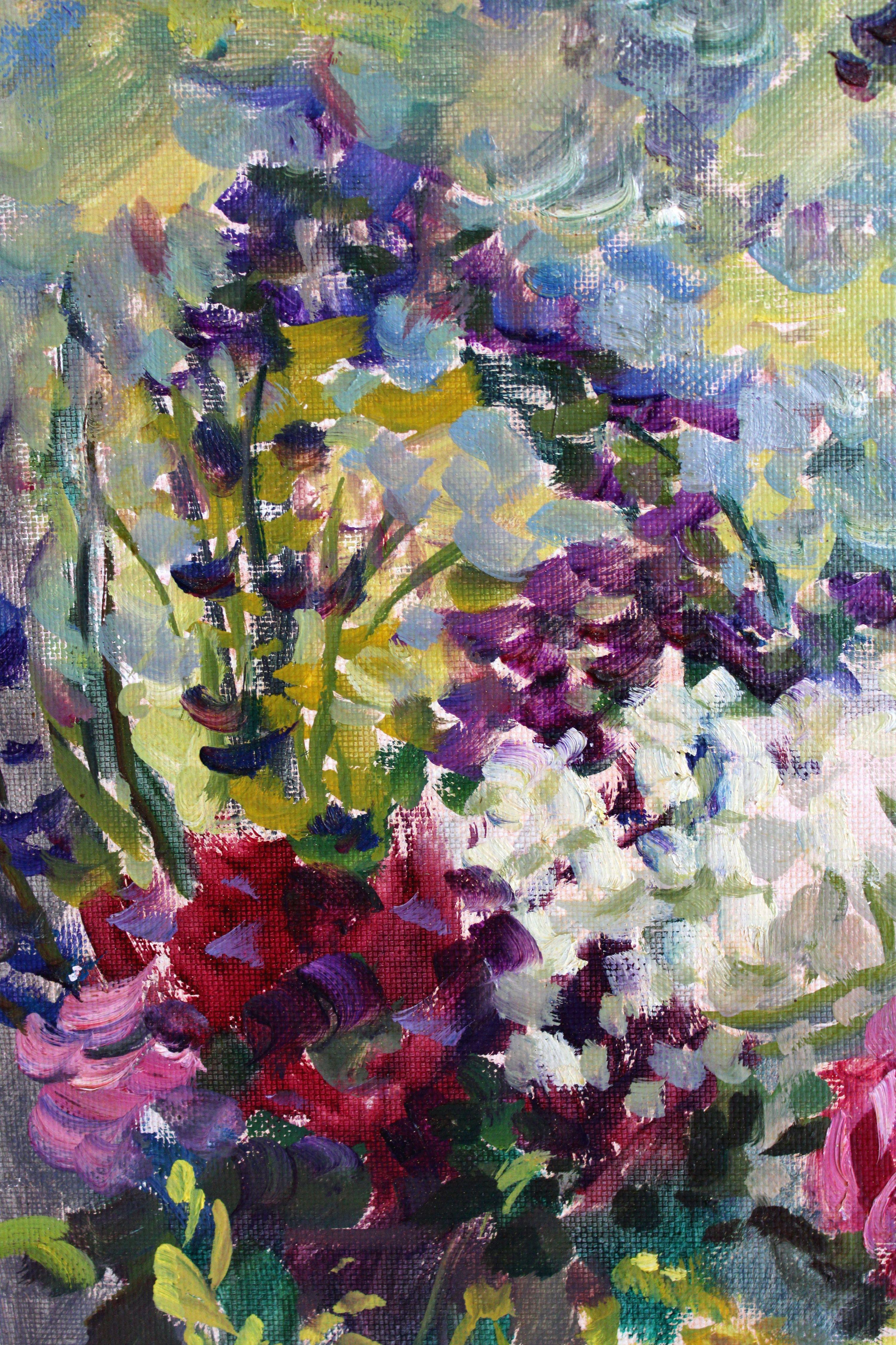 Delizia estiva. Olio su tela, 90 x 69, 5 cm in vendita 4